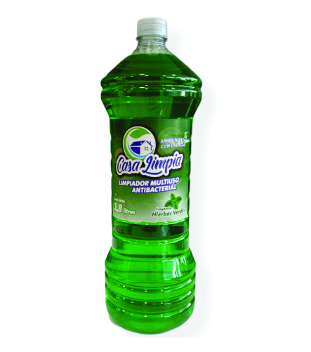 LIMPIADOR MULTIUSO ANTIBACTERIAL HIERBAS VERDES 1,8 L